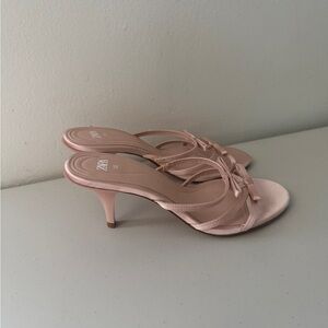 Zara Women's Blush Heeled Sandals